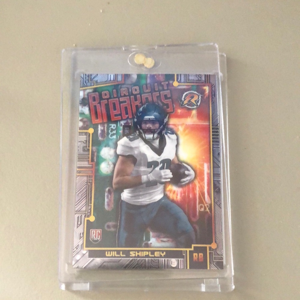 Will Shipley rookie card